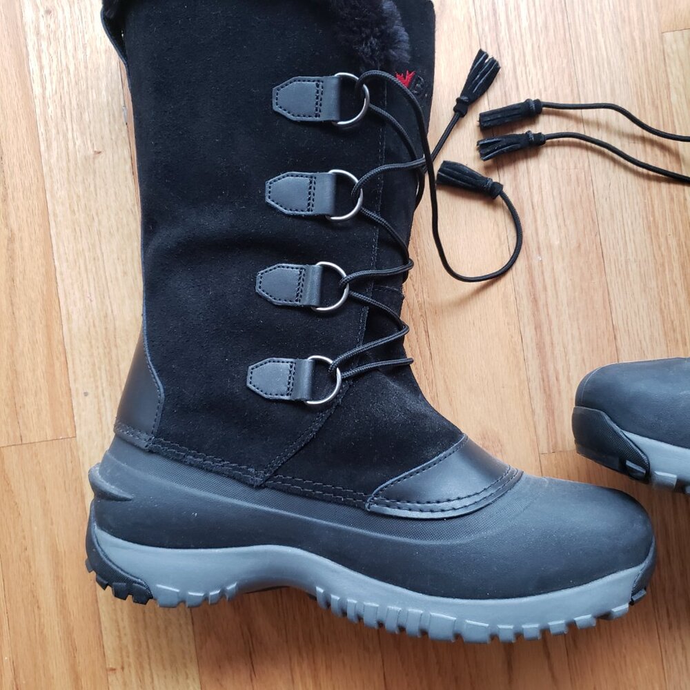 Women's Baffin Kristi Insulated Suede Snow Boots - Size 11 (41) - Picture 4 of 9